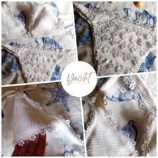 Set Bikini "Yacht" fatto a mano all'uncinetto - Fashion made Italy