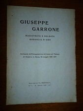 GIUSEPPE GARRONE Magistrato e