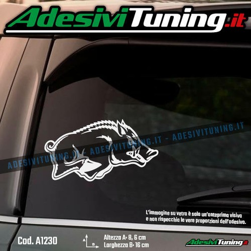 Adesivo cinghiale sticker - -,