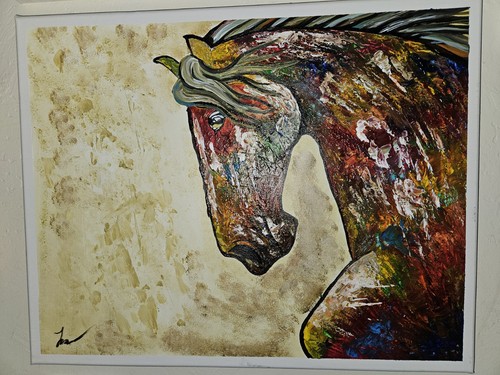 Quadro astratto acrilico