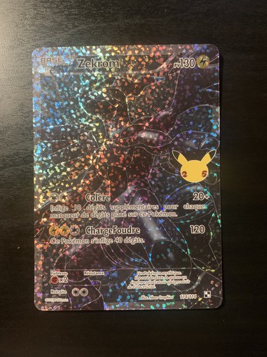 Carte pokémon zekrom - carte,