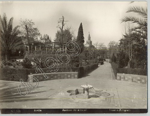 Jardines del alcazar giralda - del,