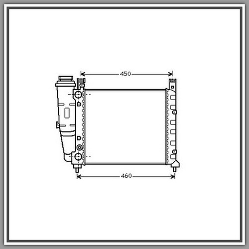 Radiatore fiat uno - fiat, uno-(anno