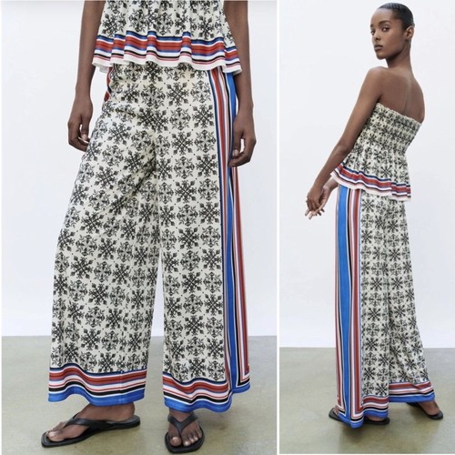 Zara wide leg pants - high, waist
