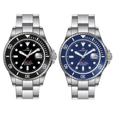 Lorenz Sport Ceramic Orologio uomo automatico in acciaio con ghiera in ceramica