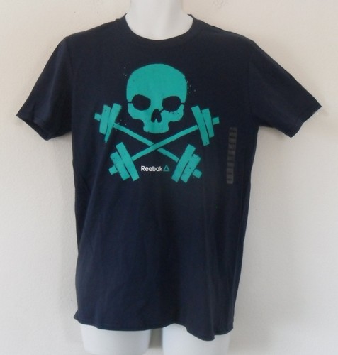 Reebok barbell skull tee one - barbell,