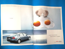 RITAGLIO DI GIORNALE CLIPPING PUBBLICITA' AUDI A6 AUTO DA COLLEZIONE - (96)