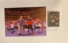 SPARKS - THE GIRL IS CRYING IN HER LATTE CASSETTE AND SIGNED PHOTO