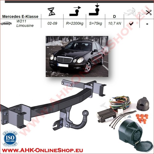 Gancio traino pour mercedes - pour,