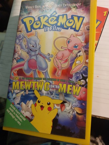 Lotto vhs pokemon film - film, mewtwo