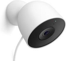 Google Nest Cam Outdoor (con cavo, 2ª gen.) Videocamera di sicurezza Telecamera