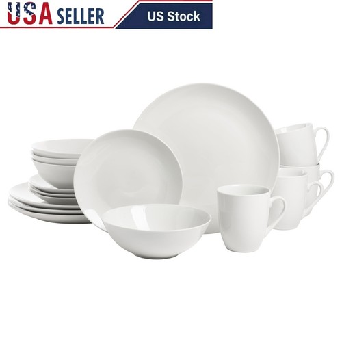 Set stoviglie simply white - stoviglie, 16