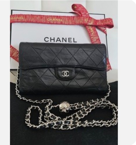 Portafoglio chanel nero - chanel, pelle