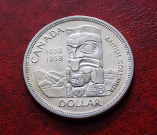 Canada Dollaro  1958 Argento