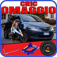 Ruotino Di Scorta 15" 4 Fori Lancia Ypsilon Kit Cric Crick DOT2025 Emerg. Auto