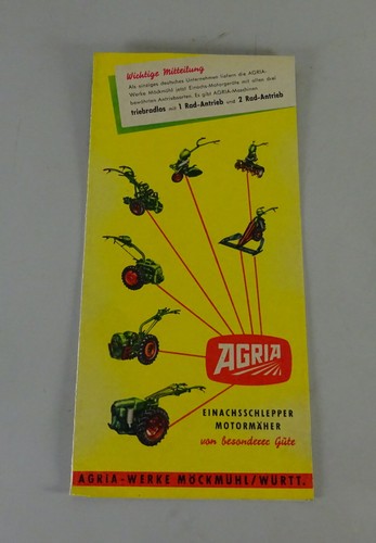 Depliant brochure agria - /,