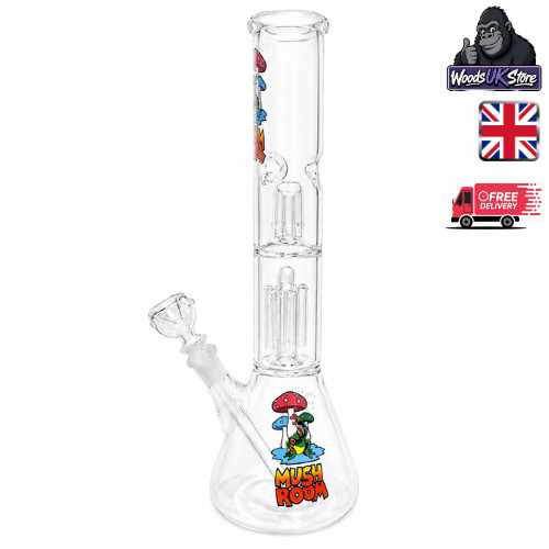 Glass mushroom double - cm,