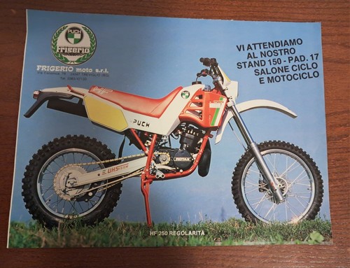 Pubblicità moto puch frigerio - moto,