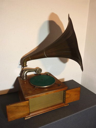 Grammofono tourne disco pathé - tourne,