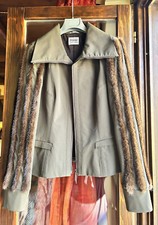 GIACCA CON PELLICCIA DA DONNA MARCA FERRÈ, Taglia 44 Italiana