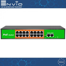 SWITCH POE ETHERNET 16 PORTE