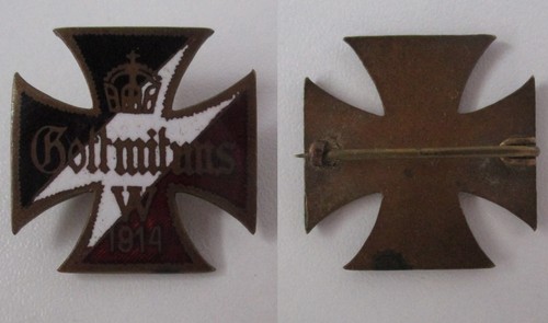 Distintivo croce smaltata dio - croce,