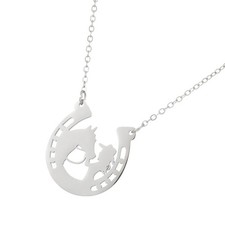  Cavallo Ragazza Collana