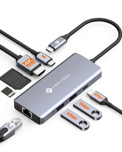 Novoo docking station hub usb - novoo,
