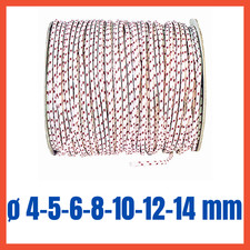 Corda Fune Nautica Cima Rigida in Nylon per Telo Occhiellato Teloni Ombrellone