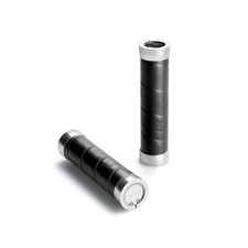 manopole in cuoio nere BR95N