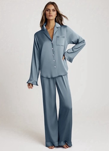 Size azazie satin blue - s,