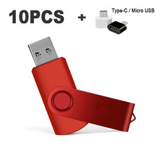 10 Pz/Lotto Colore USB Flash