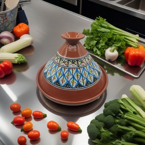 Tajine terracotta 32cm - terracotta, xl