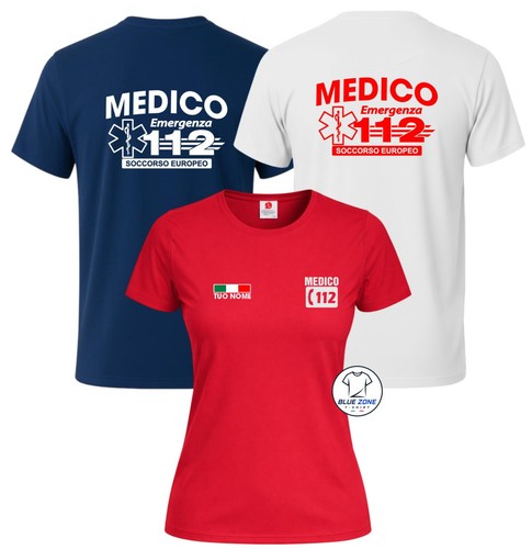 Maglietta 112 medico - maglietta,