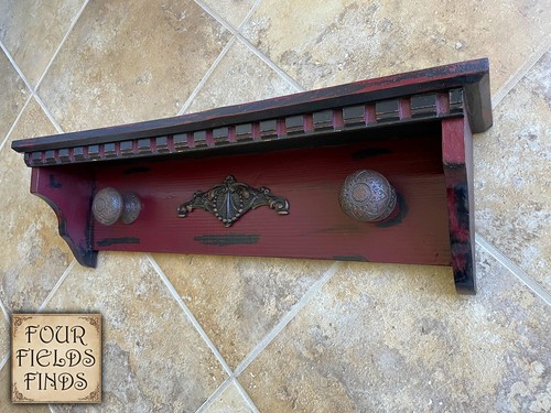 Scaffale vintage legno