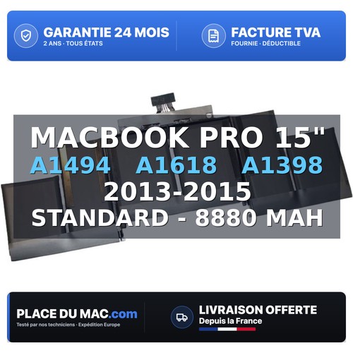Batterie pour macbook - batterie,