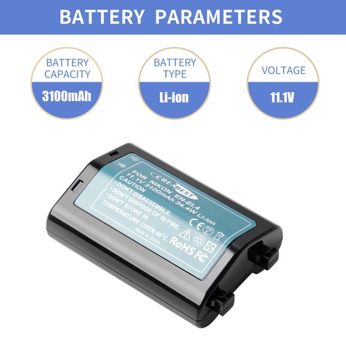 Batteria 3100 mah per - mah, nikon