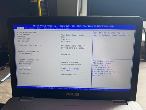 Asus n551vw rog 6700hq - asus, i7-6700hq