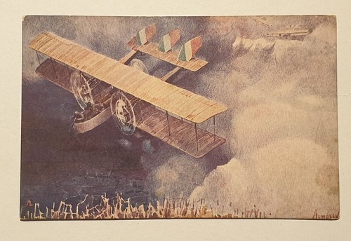 Cartolina aeronautica ali - aeronautica,