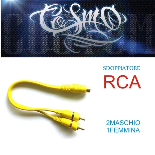 Cavo audio sdoppiatore rca - sdoppiatore,