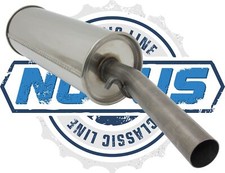 Silenziatore acciaio inox per