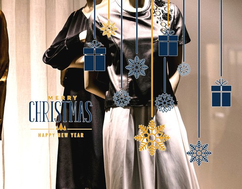 Adesivo pacchi natale - pacchi,