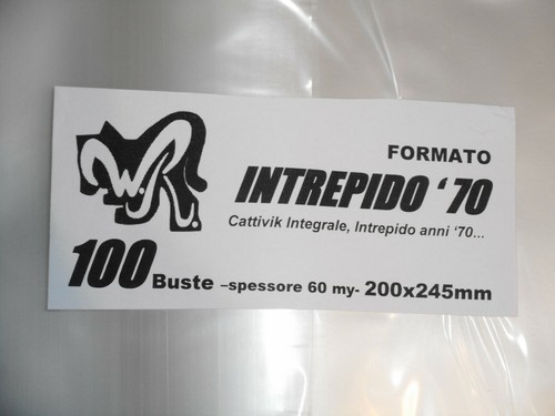 100 buste intrepido 70 - 100, '70"