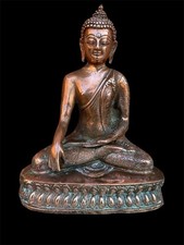 Buddha Akshobhya Statua In Bronzo