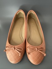 Ballerine donna Arezzo "Linda" fiocco corallo polveroso 8B (37 BRA 39 EUR) vestibilità 7,5