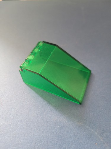 Lego parabrezza 6x4x2 verde - lego,