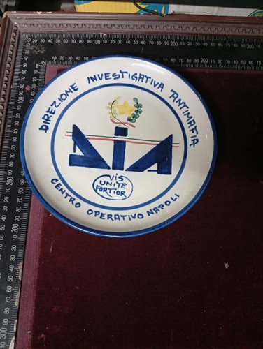 Crest piatto polizia direzione - piatto,