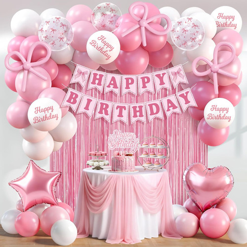 Decorazioni compleanno rosa - compleanno,