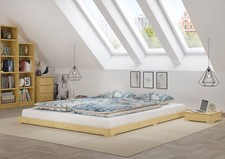 Letto matrimoniale extra basso