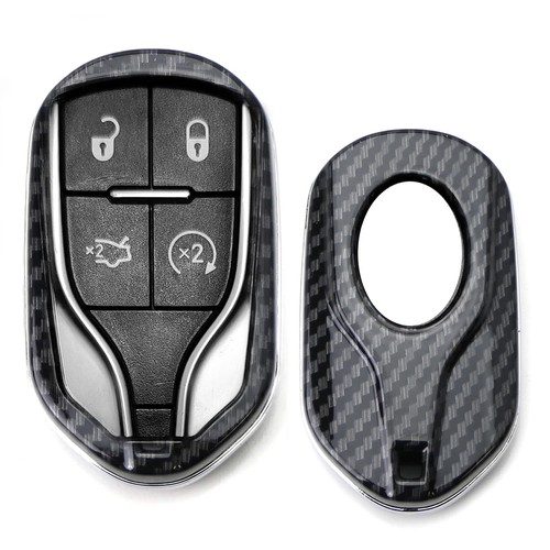 Black carbon fiber key - key, fob